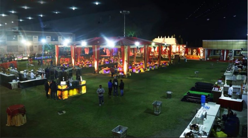 Aamantran party lawn gt karnal road alipur wedding lawn