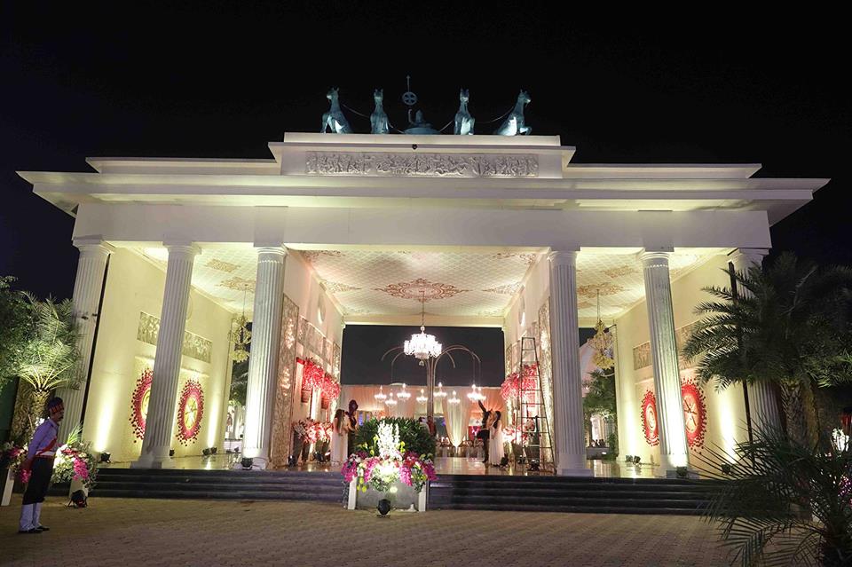 Pavilion at sharma farms chattarpur entrance