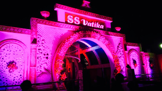 Ss vatika uttam nagar entrance decoration