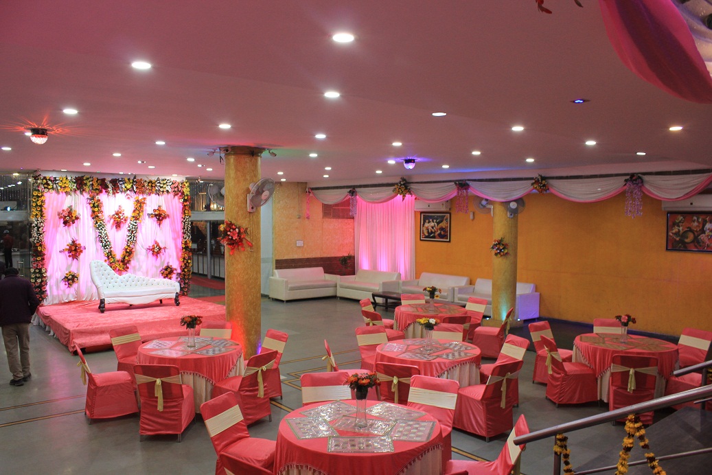 Govindam banquet dwarka wedding stage 2