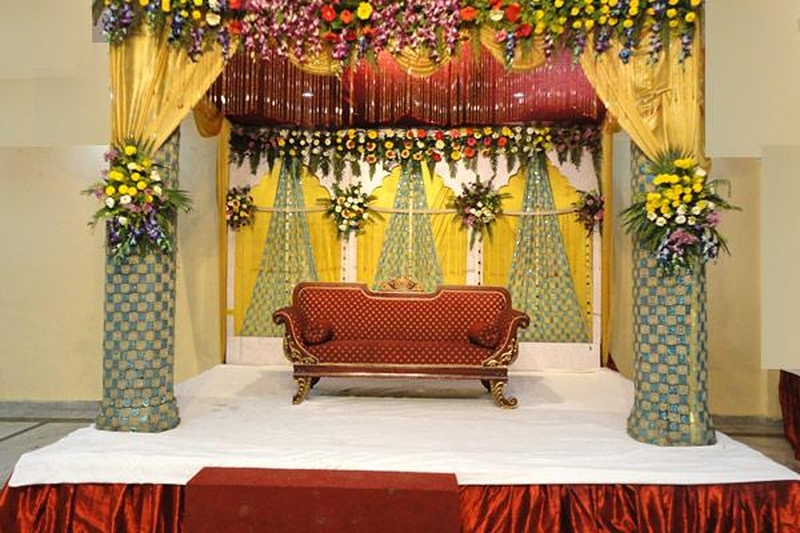 Govindam banquets shahdara wedding stage
