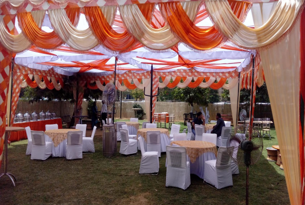 Unitech club patio gurgaon lawn decoration