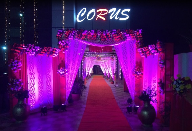 Corus banquet hall gurgaon entrance